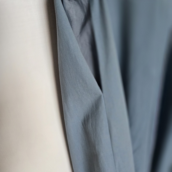 LAFAYETTE 148 NEW YORK DRESS WOMEN MIDI BLUE LAGEN MINIMALIST COASTAL SIZE XL - Picture 9 of 11